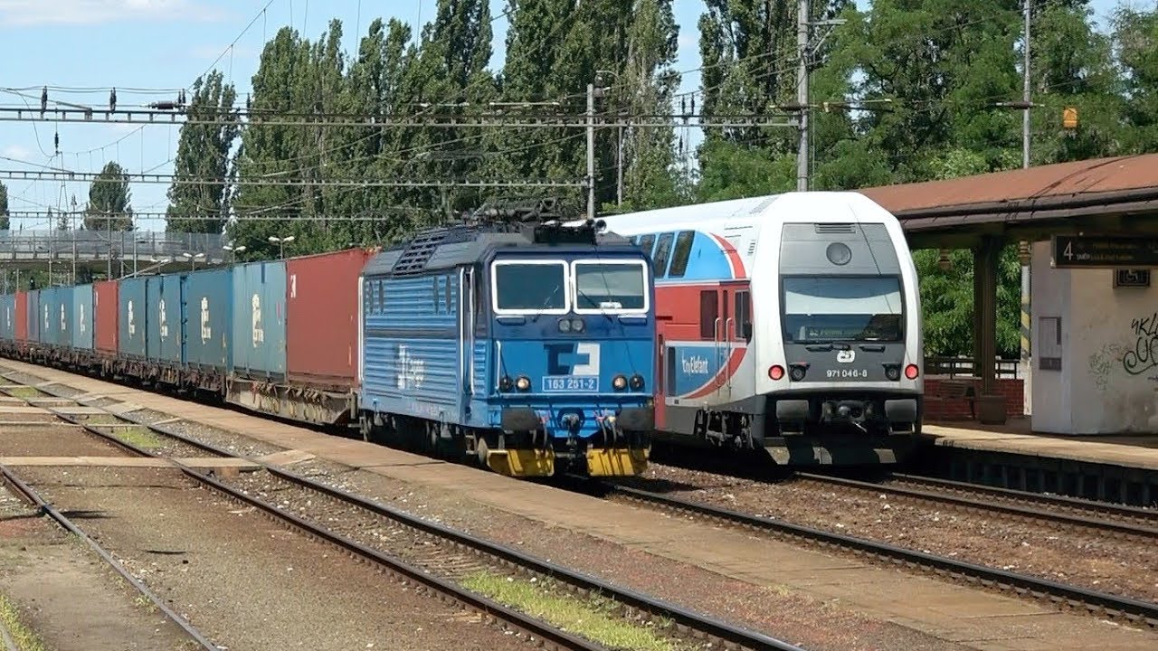 Vlaky Poděbrady 4.7.2019