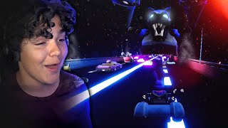 FIVE NIGHTS AT FREDDYS but its.. Mario Kart???
WELCOME to Five Laps at Freddys! This demo is the brand new game of the FNAF series and its a racing game that can be fun in the future!
Think you missed any episodes? Check the full playlist!
https://www.youtube.com/playlist?list=PLB1djXm5R0jA4RQ W1hCD-AoienJHGcO
Game ► https://store.steampowered.com/app/3078140/Five_Laps_at_Freddys/
Join my Discord ► https://discord.gg/yHKMfZg
Support the Channel ► https://streamlabs.com/jadenwood
Twitter ► https://twitter.com/JadenWood64
Twitch ► https://www.twitch.tv/jadenwoodxd
MUSIC I USE:
► https://filmmusic.io
► https://www.youtube.com/c/myuuji
► https://www.epidemicsound.com/music/featured/
~TAGS~
#jadenwood_yt
#fivenightsatfreddys
#racing
About Me:
Hello! My name is Jaden and WELCOME to my Channel! You can expect many games whether its Horror, VR, Survival, or any type of genre; BUT I mostly make horror game videos! I make videos for entertainment, and just to have fun playing games and making then into videos for you guys. If that sounds interesting, be sure to subscribe and maybe even turn on notifications so you dont miss my videos; Im probably sure you wont regret it (and if you do... well then, my bad)! Thank you guys so much, and I’ll see you guys, in the next video!! GOOOODBYE!
► Video by: Jaden Wood
► Edited by: Jaden Wood
Have a great rest of your day, thanks for watching, I love you all. Hope you guys enjoy todays video!
~Jaden. FIVE NIGHTS AT FREDDYS but its.. Mario Kart???