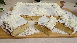 Манник с бананом. Это не дорого,но очень вкусно.Воздушный,мягкий. Обязательно приготовьте!