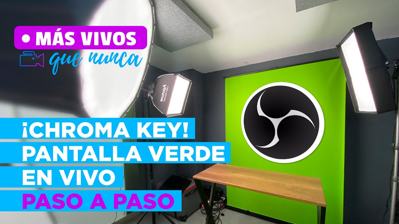 🔴 EN VIVO - Hacemos un CHROMA KEY, paso a paso (pantalla verde) 