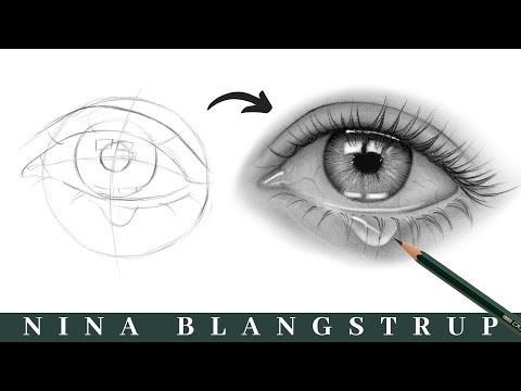 Tears Drawing - How To Draw Tears Step By Step