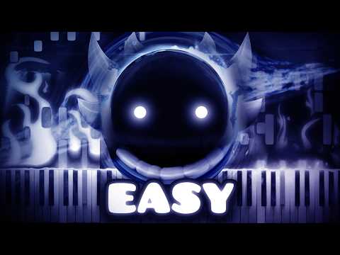 Kocmoc - Geometry Dash | EASY Piano Tutorial