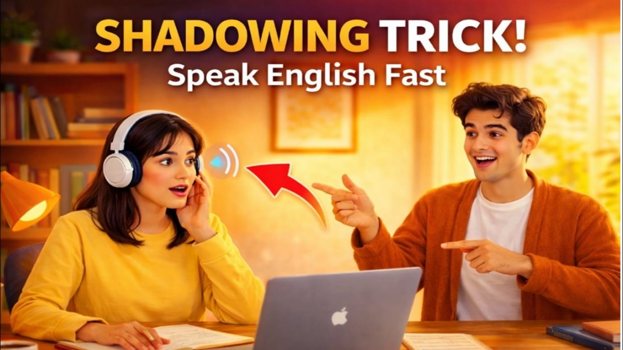 Speak English Fluently FAST with Shadowing Method | Easy English Podcast for Beginners