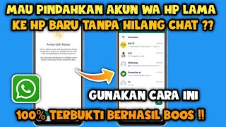 Cara memindahkan Whatsapp ke Hp baru Tanpa menghilangkan Chat dari Android ke android | Terbaru 2024