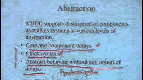lecture 24 - Introduction to VHDL