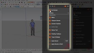 Fungsi Plugins FullScreen Pada SketchUp