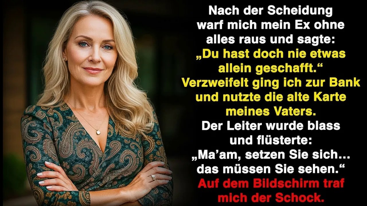 Ich stehe mit einem Koffer auf der Einfahrt, als Tobias die Tür zuknallt. Sein letzter Satz hängt in der Luft: „Du hast in deinem ganzen Leben noch nichts Eigenes aufgebaut.“ Dreißig Minuten gab...