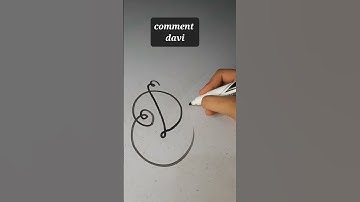 how to write name 💕 davi 🫠cursive writing #youtubeshorts #youtube #ytshorts