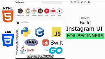 Beginners watch this to learn how to build Instagram UI clone using HTML and CSS | Post