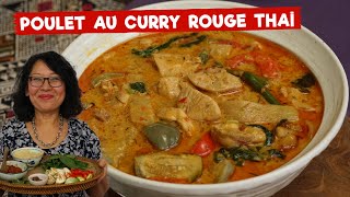 Poulet curry rouge Thaï: Technique de cuisson pour obtenir des saveurs optimales! Comment le manger?