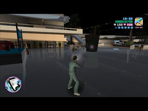 GTA Vice City North Point Mall Massacre 6 Star Wanted Level Escape