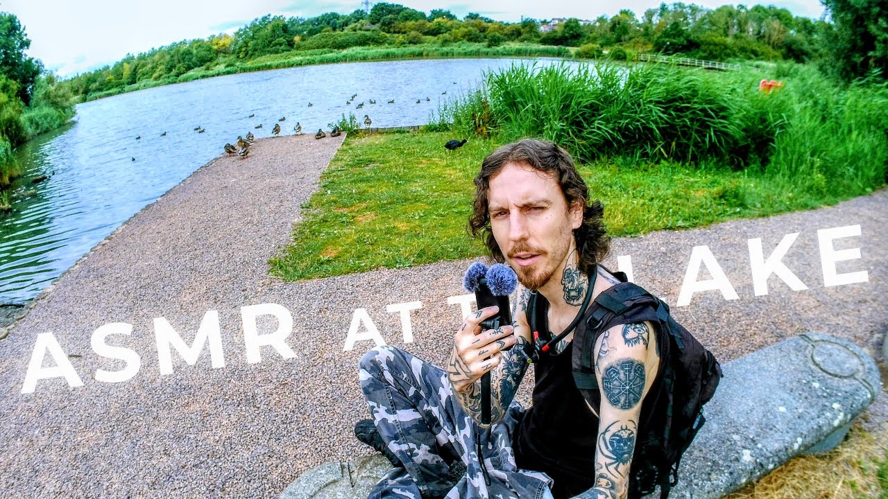 ASMR at the LAKE 🏞️ OUTDOOR TRIGGERS for SOOTHING SLEEP & PEACE, NATURE OUTSIDE RANDOM TINGLES RELAX