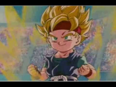 DBZ Goku Jr. vs Vegeta Jr.