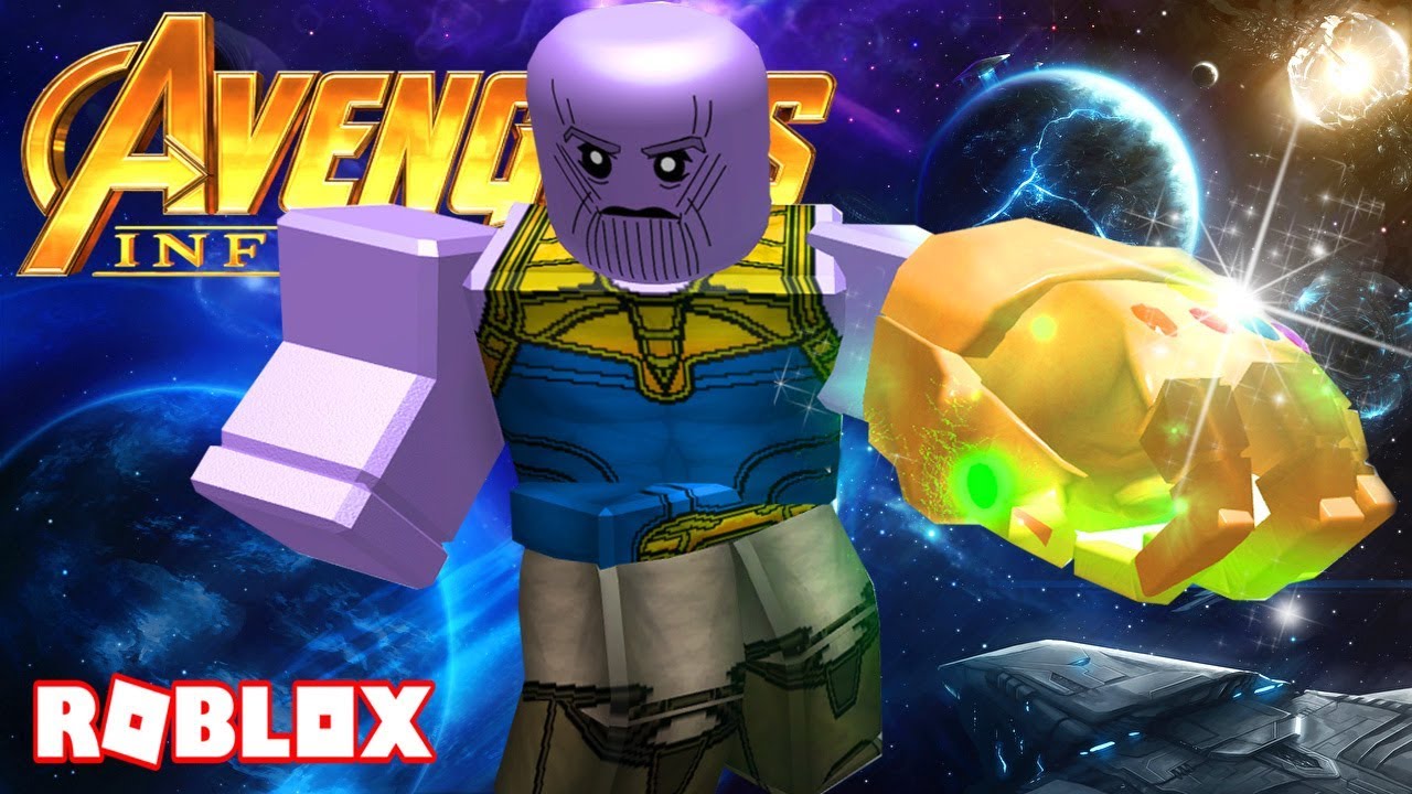 Siendo Thanos Por Un Dia Avengers Infinity War En Roblox By - noob vs pro criminal vs swat roblox video divertido en