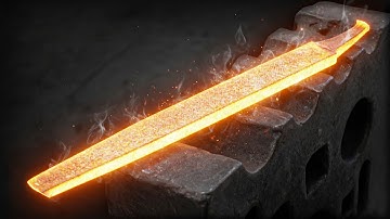 Forging Sunshine Bowie from an Old Rusty File