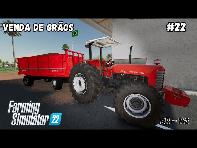 MF 95x na venda dos Grãos//Série no Mapa BR-163//Farming Simulator