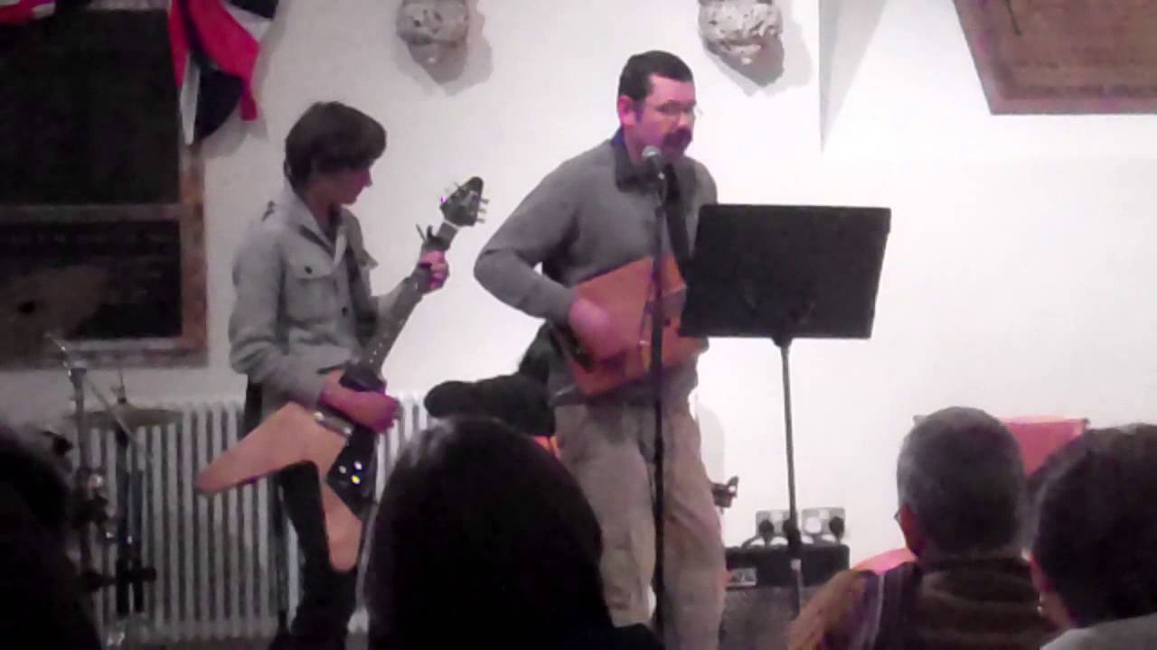 rotary speaker guitar Only Living Boy In New York (Cover)
