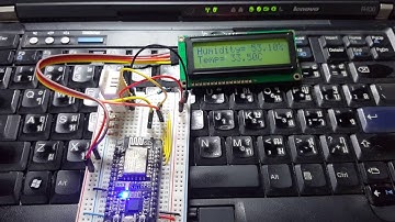 Lab 8 NodeMCU DHT22 display on LCD i2c