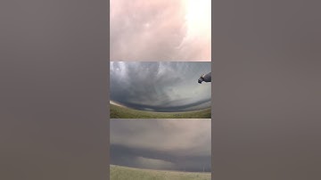 Chasing a supercell in the Oklahoma Panhandle… look at those amazing colors! A tornado too.