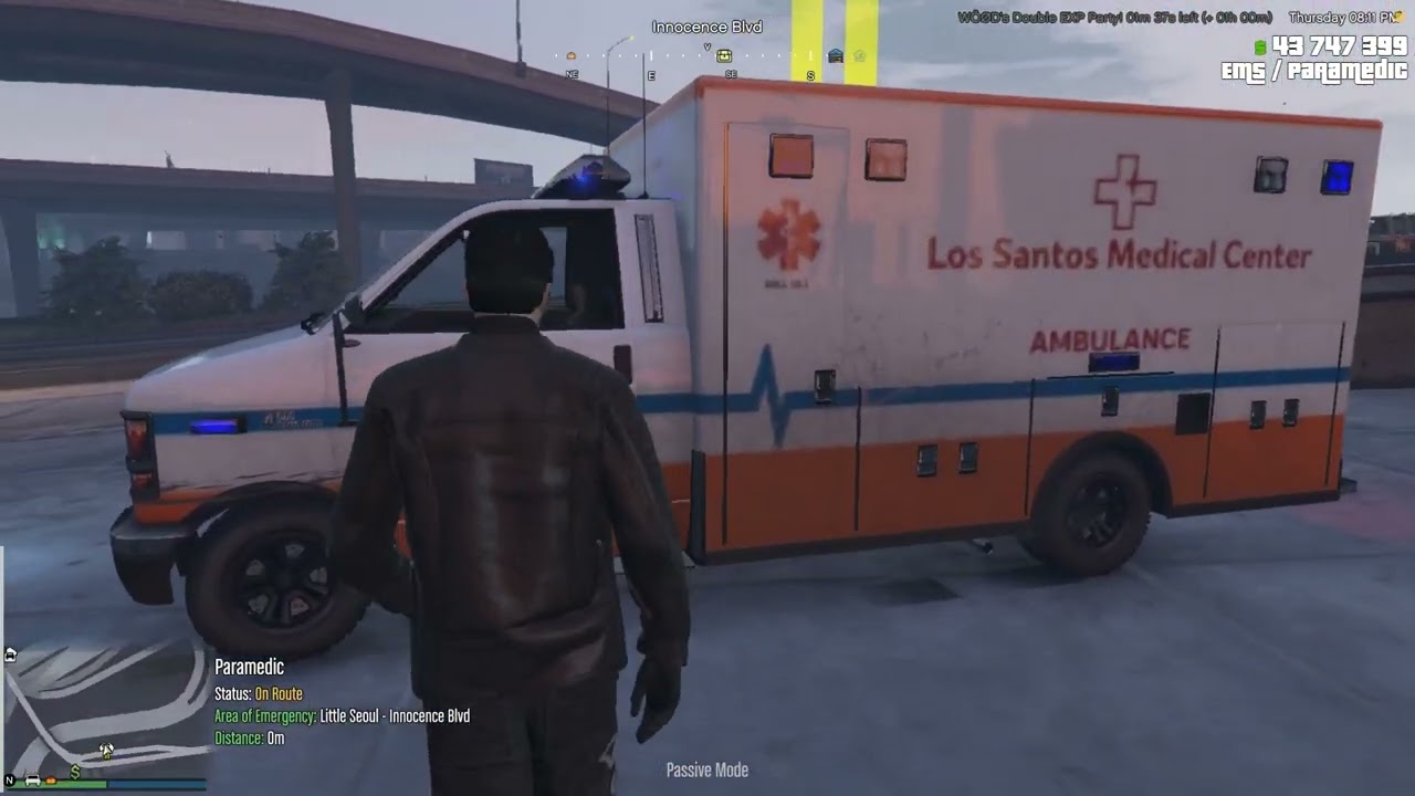 EMS Paramdic Ambulance Simulator, FiveM TransportTycoon, GTA 5 Online