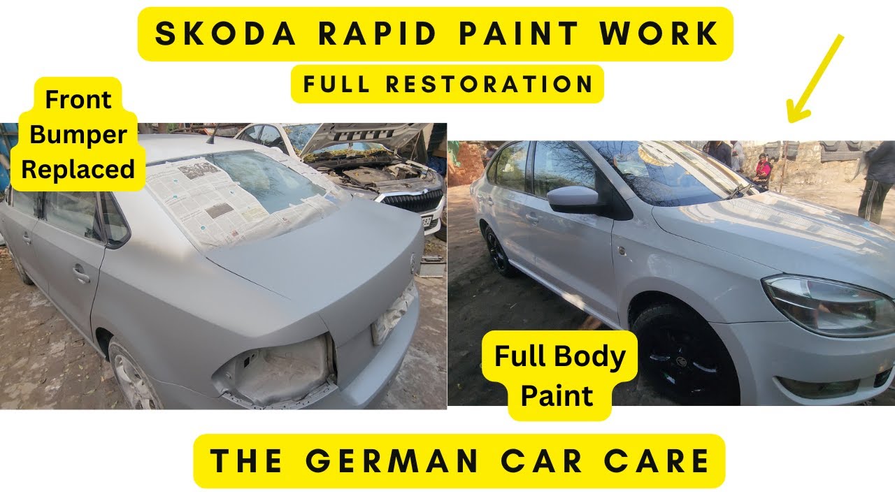 Skoda Rapid Full Body Paint Work