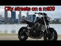 Join me for a chill ride through the city on my Yamaha MT-09!