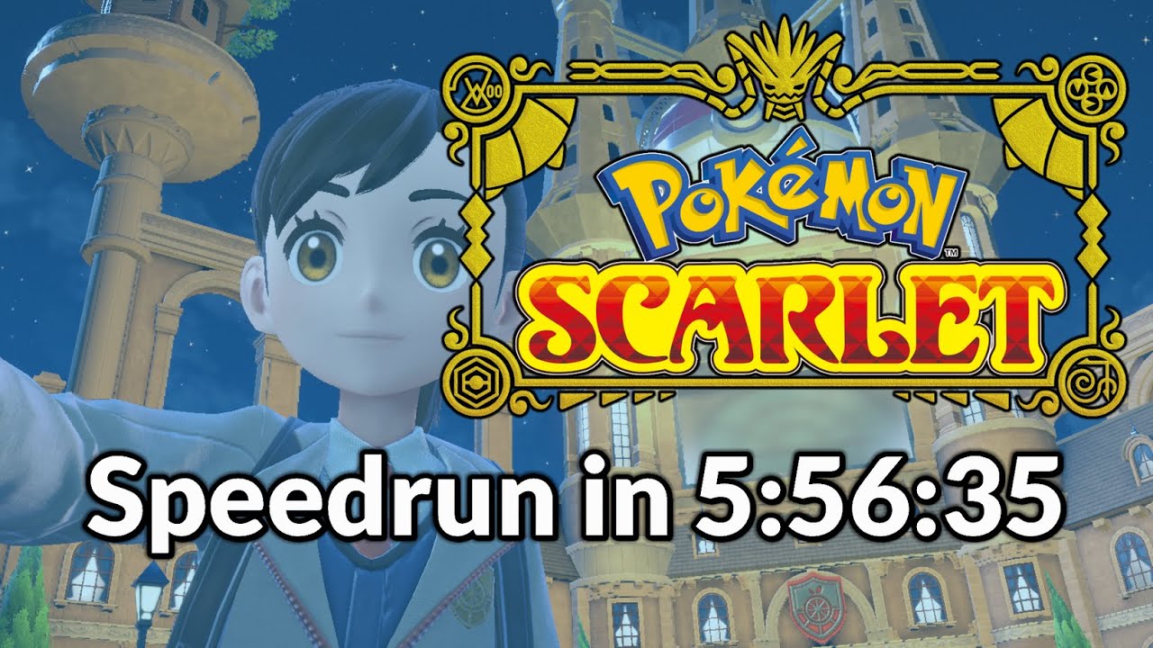 Pokemon Scarlet Any Speedrun in 55635 YouTube