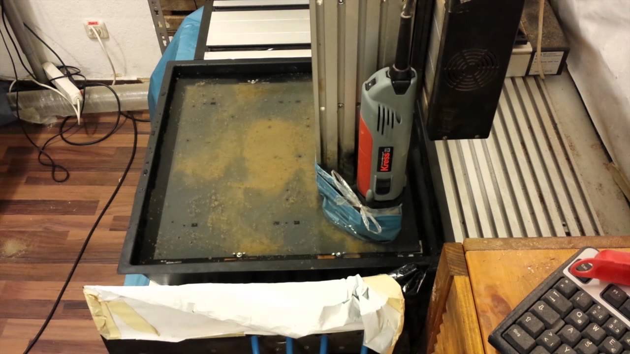 CNC-Fräsen eines Reprap Prusa i3 Rahmen aus HPL