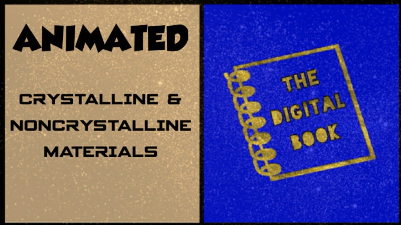 Crystalline and noncrystalline materials/Engineering material/metallurgical science/metallurgy/BE