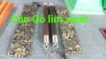 Cây côn quý hiếm,côn nhị khúc gỗ lim xanh Toankungfu