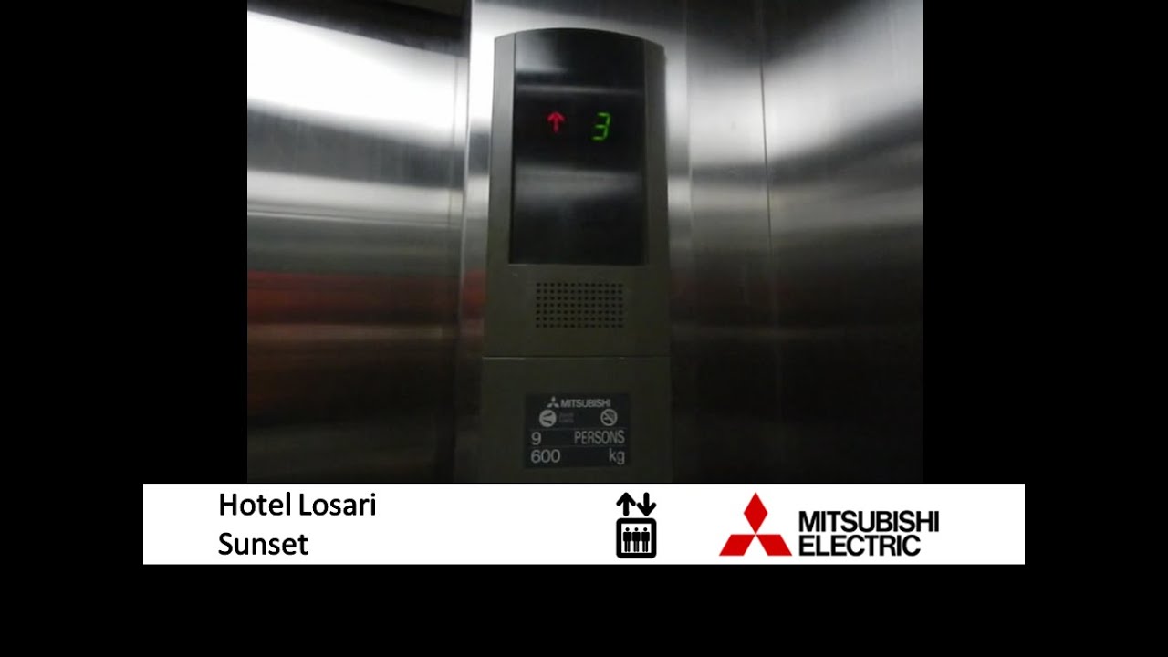 Crappy Mitsubishi Elevator at Hotel Losari Sunset, Bali