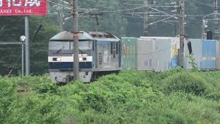鶴桃【4K】山陽本線 下り 貨物列車 1051レ EF210-151号機 [新] 牽引 コンテナ26B JR貨物 新鶴見機関区 本郷 2021.6.26 M4070001