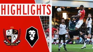 Highlights Port Vale 1-1 Salford City Sky Bet League Two