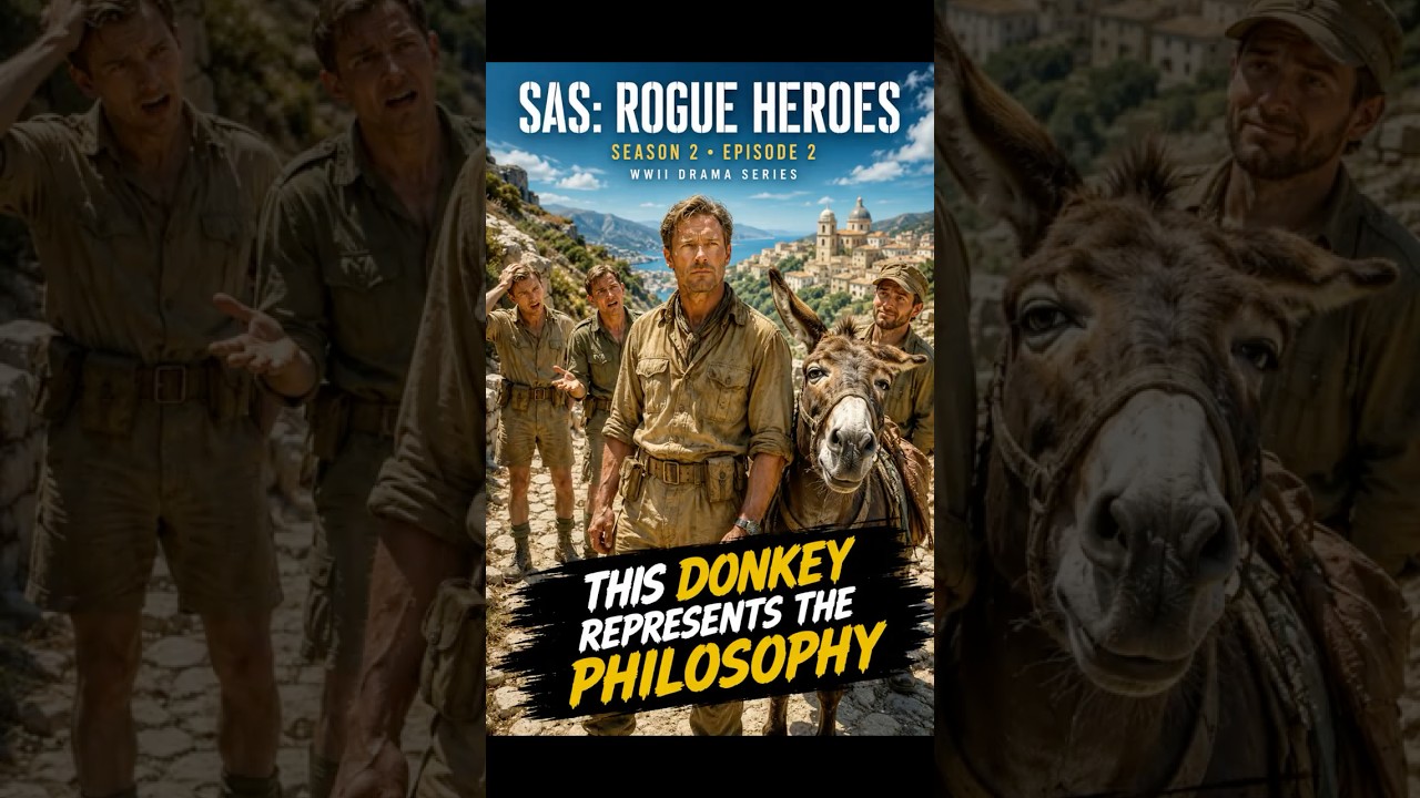 This Donkey Represents the Philosophy | SAS: Rogue Heroes S2E2 “Episode #2.2” #shorts #movie