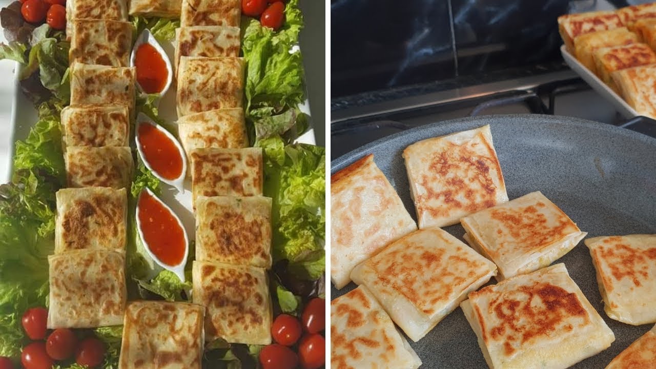 #مسمن#بالورقة رااائع ومقرمش تهاني اليوم من العجين ساهل ماهل #شهيوات#عواطف #الشافعي 😋😋👍