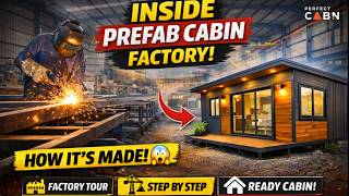 How Portable Cabins Are Built Step-by-Step Factory Tour (Prefab Homes)”