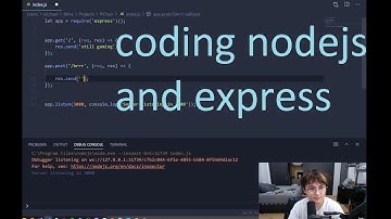 MICHAEL REEVES TEACHING CODING!!!!(node.js and express)