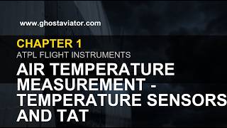 Air Temperature Measurement — Temperature Sensors and TAT | DGCA Instruments Ch.1 | CPL & ATPL