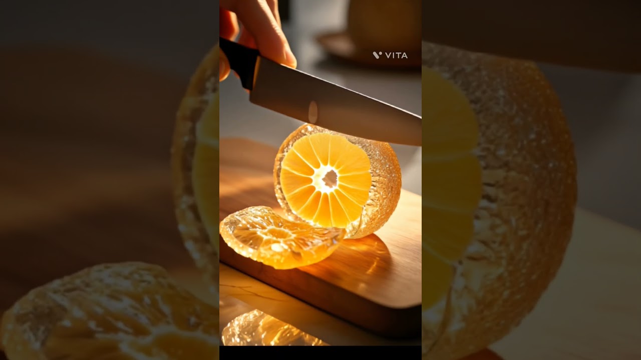 Glass Orange Slice🍊