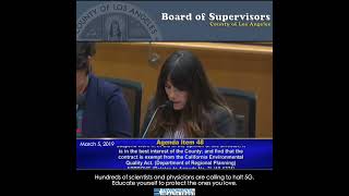 LA Mother Urges Removal of 5G Towers Near Homes & Schools