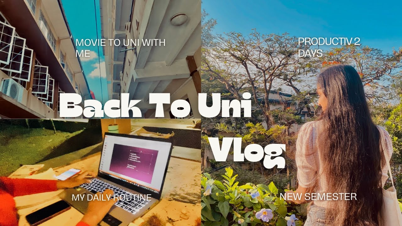MOVING BACK TO UNIVERSITY VLOG | Productive New Semester + Hostel Life, Shopping,Studying ENG:සිංහල