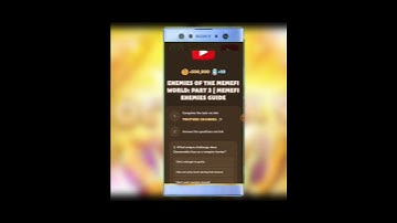 Enemies Of The Memefi World: Part 3Memefi Enemies Guide Youtube Video CodeMemefi Code 1 September