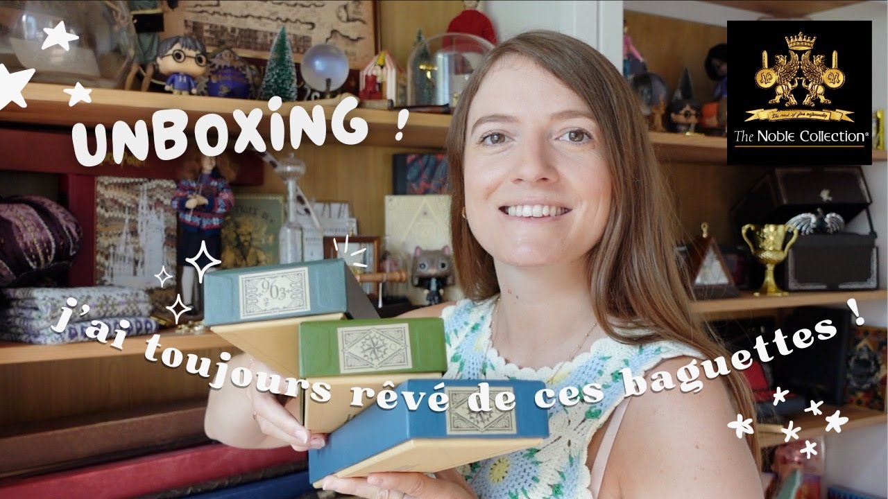 L'UNBOXING HARRY POTTER DONT J'AI TOUJOURS RÊVÉ | RETOUR À POUDLARD AVEC NOBLE COLLECTION