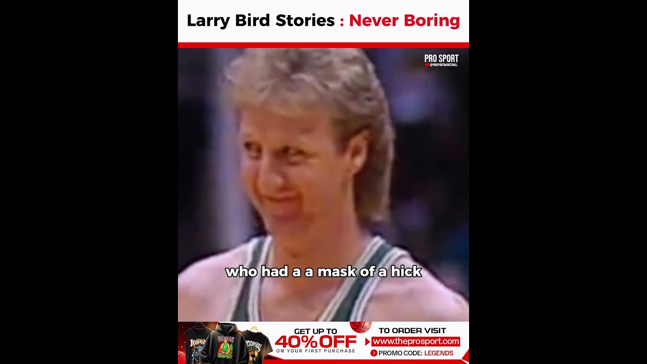 Larry Bird Stories: Never Boring...#NBALegends #basketball #larrybird #fyp #NBA