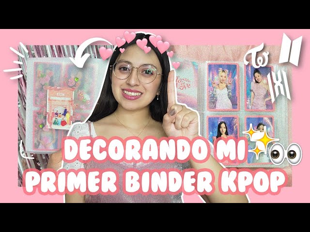 ORGANIZA Y DECORA CONMIGO MI PRIMER BINDER KPOP! 🎀 Dónde comprar