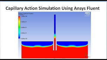 Capillary Action Simulation Using Ansys Fluent