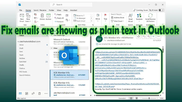 How to Fix Emails Showing as Plain Text in Outlook (Step-by-Step Guide)