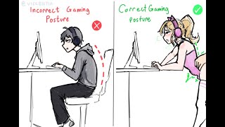 a MANLY GUIDE to good gaming posture