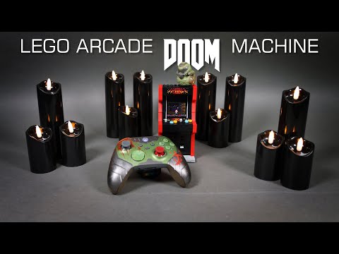 Running DOOM on LEGO 40805 Arcade Machine set