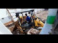 Escavação complicada com Mini Retrôescavadeira 1CX JCB🚜💛🖤